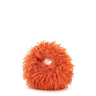 JW PEI Women's Abacus Top Handle Bag - Faux Fur Orange - Mini - Image 2