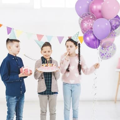 68Pcs Pink and Purple Balloons 12 Inch Metallic Purple Pink Latex Balloon Confetti ballons with Ribbons Party Balloons for Wedding Girls Birthday Baby Shower Decorations. - Image 7