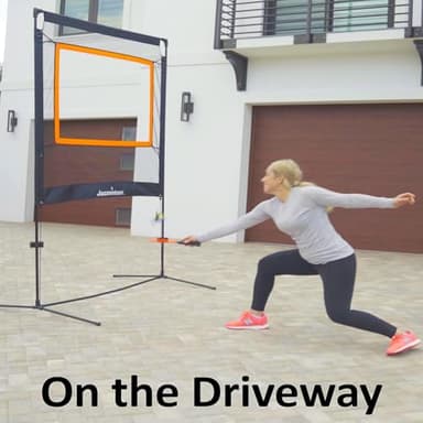 Jazzminton-Sport – The Original Paddle Game with Net for Indoors & Outdoors – Active, Joint-Friendly Family Fun – Like Badminton, Pickleball & Tennis with a Twist - Image 3