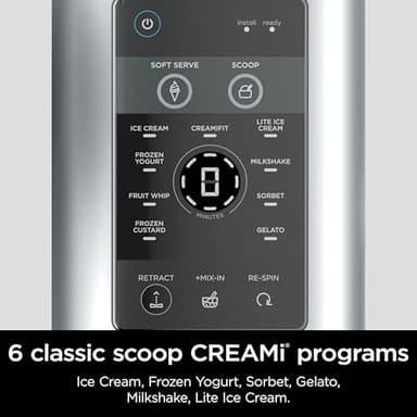 Ninja Swirl by CREAMi Ice Cream and Soft Serve Maker, Sorbet, Milkshake, Frozen Yogurt, Low Calories Program 13-in-1, Soft Serve Handle, (2) CREAMi Swirl 16oz Pints, For Kids & ALL NC701 (Renewed) - Image 5