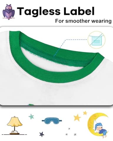 DAUGHTER QUEEN Boys Pajamas 18-24 Months Garbage Truck PJs Cotton Long Sleeve Pj Sets Baby Toddler Sleepwear Dump Truck Jammies Sleeping Clothes Outfits 18m/Mo 24m/Mth - Image 2