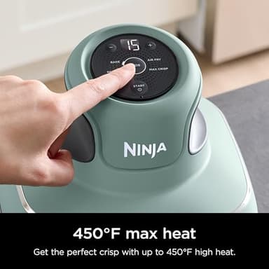Ninja Crispi Air Fryer, Microwave, Freezer & Dishwasher Safe, Non Toxic Glass Portable Cooking System, 4 QT & 6 Cup Glass Containers with Storage Lids, Easy Meals, Air Fry, Bake, Green, FN101SG - Image 12