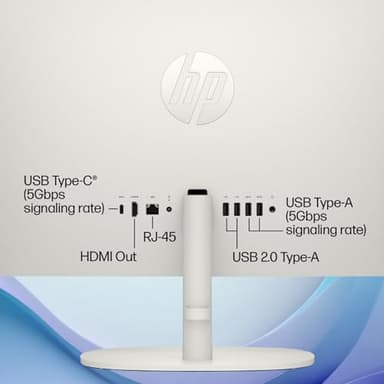 HP All in one Desktop PC with Office Lifetime License, 21.5" FHD Display, 32 GB RAM, 1 TB SSD, Intel Celeron J4025, Webcam, Intel Graphics, Wi-Fi 6, Bluetooth, HDMI, Windows 11 Pro w/RH- Accessories - Image 7