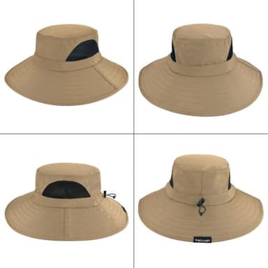 EINSKEY Wide Brim Sun Hat, UPF 50+ UV Protection Waterproof Packable Bucket Hat for Men & Women, Fishing Hiking Beach Garden - Image 7