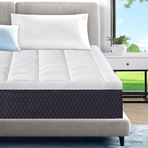 ONENICE 12 Inch King Mattress in a Box, Breathable Gel-Memory Foam Plus Pillowtop Mattress for Pressure Relief, CertiPUR-US Certified Bed in a Box, Fiberglass-Free - Image 1