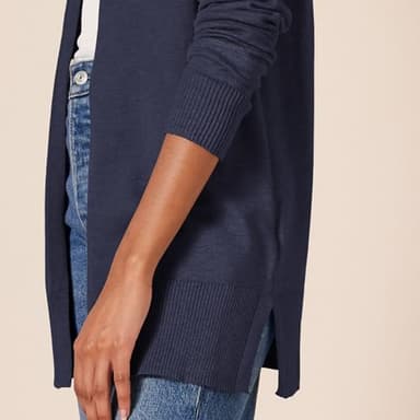 Amazon Essentials Women's Lightweight Open-Front Cardigan Sweater (Available in Plus Size), Navy, 6X - Image 4