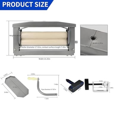 MADONGLI Clothes Wringer - Better Moisture Removal than Portable Washing Machine/Portable Dryer - Heavy Duty Off Grid Laundry Wringer | Perfect Towel Wringer for Chamois Cloth, Tile Sponge, etc. - Image 2