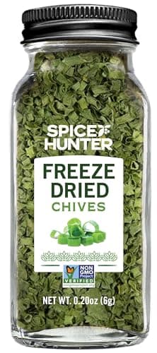 Spice Hunter Chives, Freeze-Dried, Chopped, 0.13 Ounce (Pack of 6)