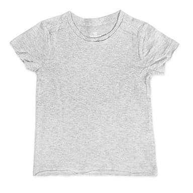 HonestBaby Multipack Short Sleeve T-Shirt Tee 100% Organic Cotton Infant Baby, Toddler, Little Kids Boys, Girls, Unisex, 5-Pack Gray Ombre, 6Y - Image 6