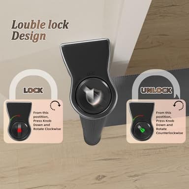 Miumoon 48" Extra Tall Retractable Baby Gates, 150" Retractable Gates with Reinforced Strip Design to Prevent Crawling Through, 12 FT Retractable Dog Gate - Image 4