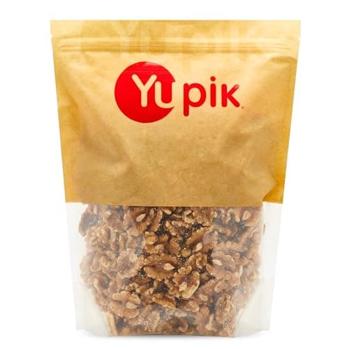 Yupik Raw California Walnuts, Halves, 2.2 lb (35.2 oz), Kosher, Gluten-Free, Vegan, Crunchy Nuts, Unsalted, Unroasted, Source of Omegas, Healthy Snacks, Ideal for Baking & Cooking - Image 1