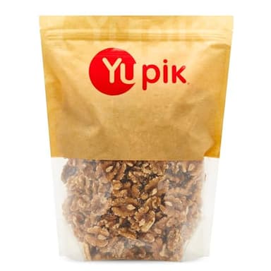 Yupik Raw California Walnuts, Halves, 2.2 lb (35.2 oz), Kosher, Gluten-Free, Vegan, Crunchy Nuts, Unsalted, Unroasted, Source of Omegas, Healthy Snacks, Ideal for Baking & Cooking - Image 1