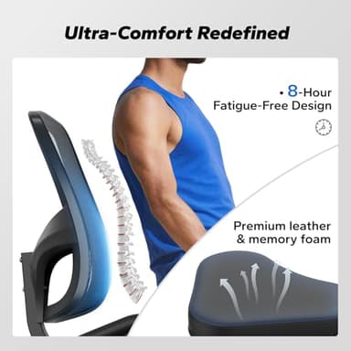 MERACH Recumbent Exercise Bikes for home, Light Commercial Recumbent Exercise Bike for Seniors Adults, Magnetic Recumbent Stationary Bike with Exclusive Apps, LCD, Heart Rate Handle - Image 2