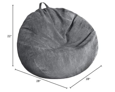 Stuffed Animal Storage Bean Bag Chair Cover (No Filler) Washable Ultra Soft Corduroy Bean Bag Cover for Organizing Plush Toys or Textile, Sack Bean Bag for Adults, Teens - Image 9