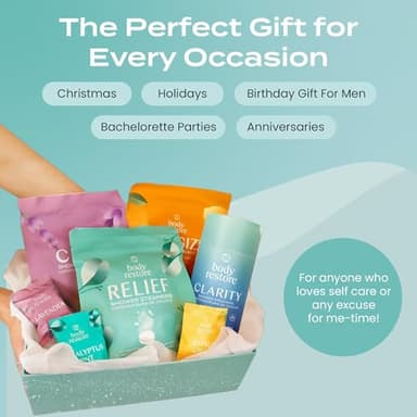 Body Restore Shower Steamers Aromatherapy 15 Pack - Christmas Stocking Stuffers for Men, Birthday Gifts for Women, White Elephant, Relaxation, Self Care - Eucalyptus - Image 6