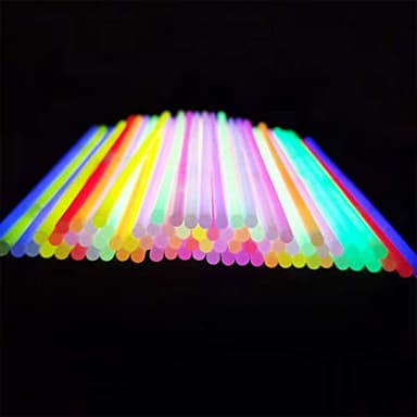 JOYIN 1000 Pcs 8" Glowsticks, Bracelets Necklaces, Glow in the Dark Party Favors, Easter, Christmas, Halloween Supplies Pack, Football Party Supplies - Image 6