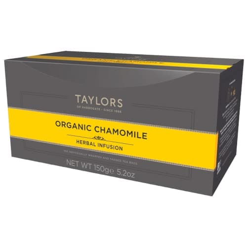 Taylors of Harrogate Organic Chamomile Herbal Tea, 100 Teabags - Image 1