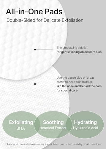 celimax Ji.Woo.Gae Heartleaf BHA Peeling Pad | with Heartleaf Extract, Exfoliating Toner Pads, Facial Peels, Hydrating, for Troubled Skin & Breakouts (60 Pads) - Image 5