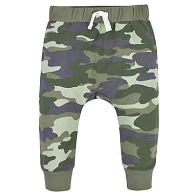 Gerber Baby Boys Toddler 3-Pack Jogger Sweatpants, Camo, 3T US - Image 4