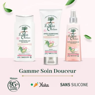 Le Petit Olivier Softening Conditioner - Sweet Almond and Rice for Women - 6.76 Conditioner - Image 4