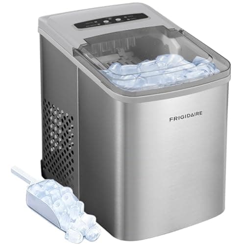 Frigidaire 26 Lbs per Day Portable Compact Maker, Ice Making Machine, Stainless, Medium - Image 1