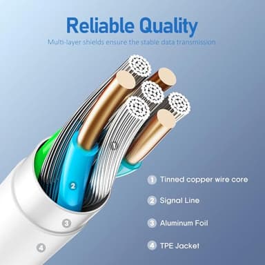 USB C to Lightning Cable [Apple MFi Certified] - 5 Pack 6FT Type C to Lightning Cable Power Delivery Fast Charging iPhone Charger for iPhone 14 13 12 11 Pro Max XR XS X 8 SE - Image 5