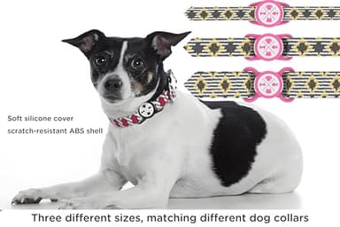 AmxminaID Waterproof Holder for Dog Collar, Tracker Protective Case, Holder for Dog Collar, Silicone Soft Lightweight (Rose, Large) - Image 4