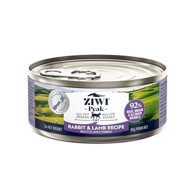 ZIWI Peak Canned Wet Cat Food – All Natural, High Protein, Grain Free, Limited Ingredient, with Superfoods Rabbit & Lamb, 3 Ounce (Pack of 24) - Image 1