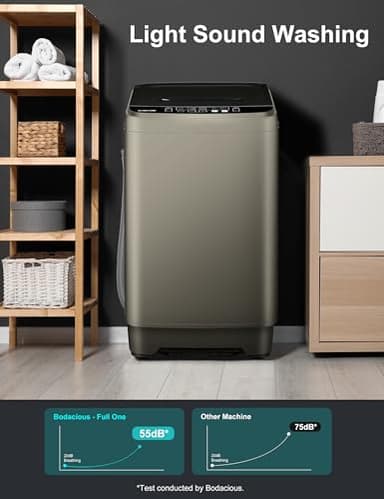 Portable Washing Machine - 2.0 Cu.ft Portable Washer Full-Automatic With LED Display, Compact Washer Ideal for Apartments, Homes, and Dorms, 10 Wash Cycles, Low Noise, IPX4 - Image 4