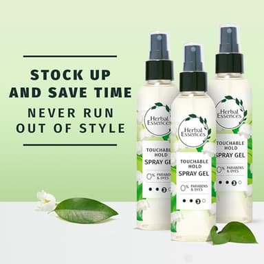 Herbal Essences Hair Spray Gel for Curly Hair, Styling Gel for Women, Touchable Hold, 5.7 Fl Oz (Pack of 3) - Image 5