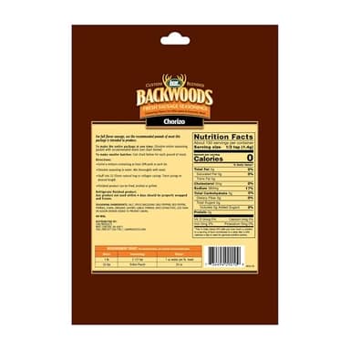 LEM Products Backwoods Chorizo Fresh Sausage Seasoning, Ideal for Wild Game and Domestic Meat, Seasons Up to 25 Pounds of Meat, 7.5 Ounce Packet - Image 2