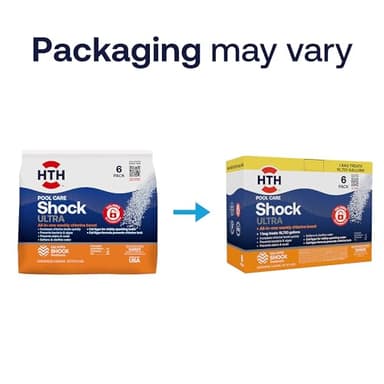 HTH 52040B Swimming Pool Care Shock Ultra, Swimming Pool Chemical, Cal Hypo Formula, 1lb (6 Pack) - Image 5