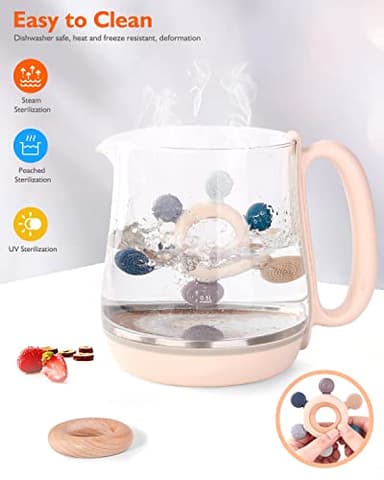 akolik Baby Teething Toys, Teething Relief Toy, BPA Free Baby Chew Toys Infant Toys Newborn Accessories, Teethers for Babies 0-3-6-9-12 Months Old Boys Girls - Image 4