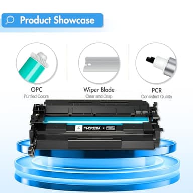 26A Toner Cartridge for HP Printer CF226A M426fdw Compatible for HP 26A Black Laserjet Toner Cartridge 26X CF226X M402n MFP M426fdw M402dn M402 M402dw M402dne M426fdn M426 M426dw Printer Ink 2 Pack - Image 5