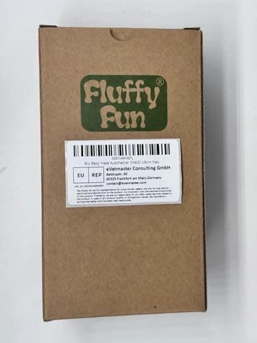 FLUFFYFUN Organic Baby Toys White Bunny Rabbit Stuffed Animal for Newborn 7.1" - Image 12