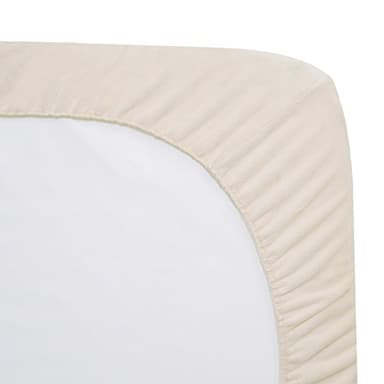 American Baby Company Heavenly Soft Chenille Fitted Crib Sheet 28" x 52", Warm and Cozy Neutral Chenille Sheet, Cream, for Boys and Girls, Fits Crib and Toddler Bed mattresses - Image 5