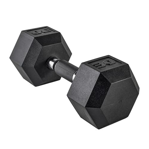 CAP Barbell Coated Dumbbell Weights with Padded Grip, Single, 30 LBS - Image 1