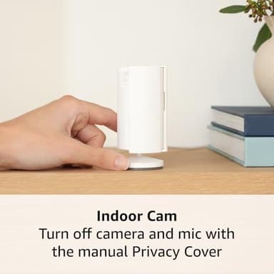 Ring Outdoor Cam Plus, Battery, White with Ring Indoor Cam (2nd Gen), White - Image 5