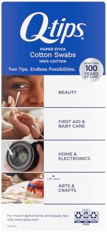 Q-tips Cotton Swabs For Hygiene and Beauty Care Original Cotton Swab Made With 100% Cotton 750 Count - Image 4