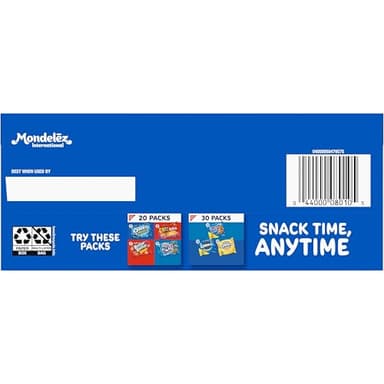Nabisco Cookie Variety Pack, OREO Mini, Nutter Butter Bites, CHIPS AHOY! Mini, 40 Snack Packs (4 Boxes) - Image 17