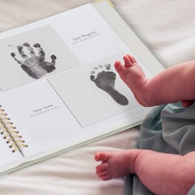 Keepsake Baby Memory Book for Boys and Girls – Timeless First 5 Year Baby Book – Neutral Journal Scrapbook or Photo Album - Record a Milestone for Every Event from Birth to Age 5 - Image 6