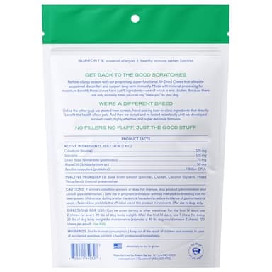Native Pet Dog Allergy Chews - Dog Allergy Relief with Probiotics and Colostrum for Itchy Skin Relief to Support Seasonal Allergy and Healthy Immune System - All Natural Anti-Histamine - 120 Chews - Image 6