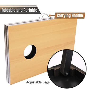 Outball Cornhole Set Corn Holes Outdoor Game Cornhole Boards Regulation Size Bean Bag Toss Game Outdoor for Adults Family Lawn Beach Outside Activities,Include Carrying Bag - Image 4