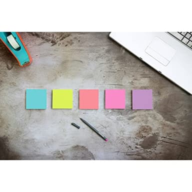 Post-it Super Sticky Notes, 24 Sticky Note Pads, 3 x 3 in., School Supplies, Office Products, 2X The Sticking Power, Supernova Neons Collection - Image 14