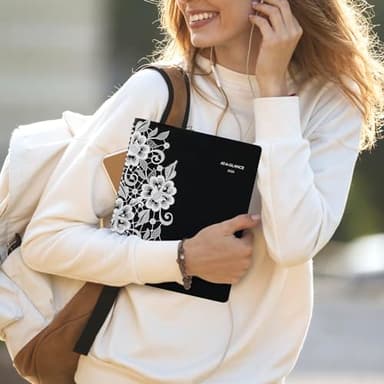 AT-A-GLANCE 2025 Appointment Book Planner, Weekly & Monthly, 8-1/2" x 11", Large, Hourly, Lacey (541-905-25) - Image 4