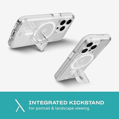 Tech21 Evo Crystal Kick case for iPhone 15 Pro - Compatible with MagSafe - Impact Protection Case - White - Image 6