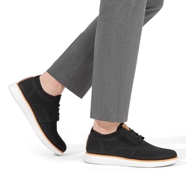 Bruno Marc Men's CoolFlex Breeze Mesh Sneakers Oxfords Lace-Up Lightweight Casual Walking Shoes,Size 11,01 Black,Grand - Image 8