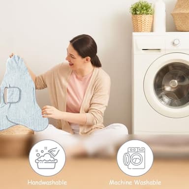 VTOPVMAX Dog Robes for After Bath, Dog Bathrobe Towel, Fast Drying Super Absorbent Pet Dog Cat Bath Robe (Blue XXXL) - Image 4