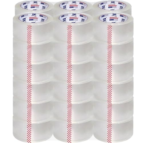 P PERFECTAPE Heavy Duty Packing Tape 36 Rolls, Total 2160Y, Clear, 2.7 mil, 1.88 inch x 60 Yards, Ultra Strong, Refill for Packaging and Shipping - Image 1