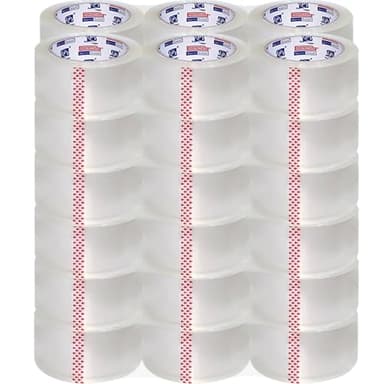 P PERFECTAPE Heavy Duty Packing Tape 36 Rolls, Total 2160Y, Clear, 2.7 mil, 1.88 inch x 60 Yards, Ultra Strong, Refill for Packaging and Shipping - Image 1